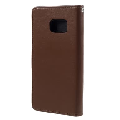 MERCURY Goospery Rich Diary till Samsung Galaxy S7 - Brun