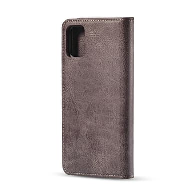 DG.MING Samsung Galaxy A51 Split Läder Plånboksfodral - Grå
