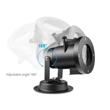Projektorlampa utomhus för husvägg / Fasadbelysning