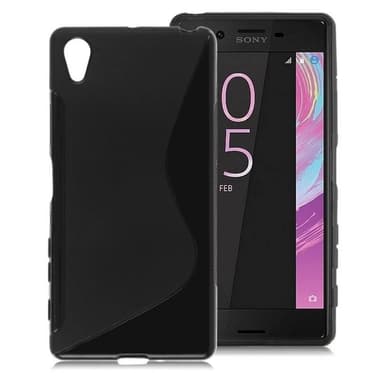 S Line silikon skal Sony Xperia X (F5121) Svart