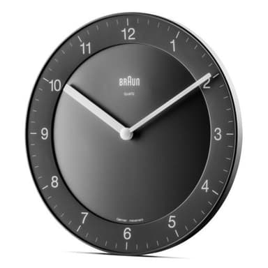 Braun Classic väggur, BNC006BKBK