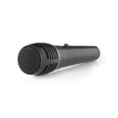 Svart karaoke-mixer
