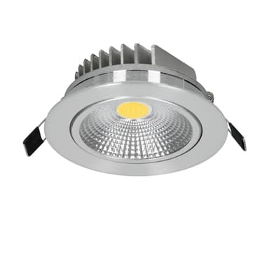 3x LED COB infällda spotlights infälld armatur Spotlight lampa runt 5W Varmvit