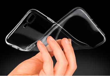 Transparent Silikon TPU-Skal till iPhone 8 PLUS