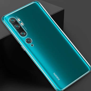 Transparent Silikon TPU-Skal till Xiaomi Mi Note 10/10 Pro