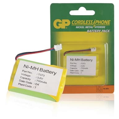 GP Batteripack trådlös telefon NiMH 3.6 V 700 mAh (220373C1)