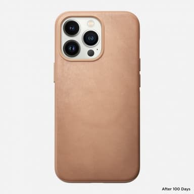 NOMAD iPhone 13 Pro Skal Modern Leather Case Natural