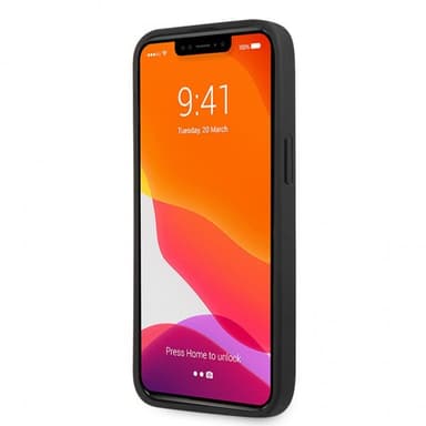 Guess iPhone 13 Pro Max Skal Printed Stripe Grå