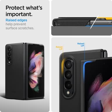 Spigen Samsung Galaxy Z Fold3 Skal Enzo Svart