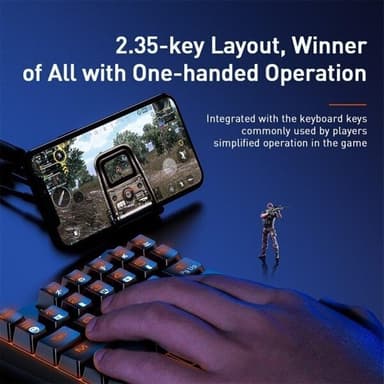 Mekaniskt Enhands Gamingtangentbord