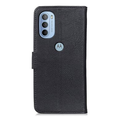 KHAZNEH Motorola Moto G31 / G41 Plånboksfodral - Svart