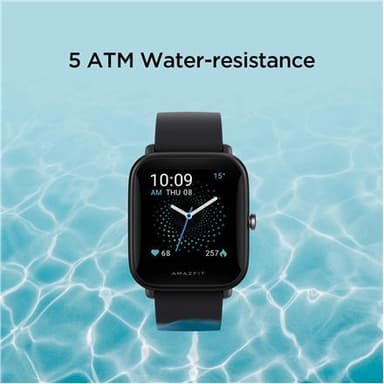 Amazfit Bip U Smart klocka, GPS (satellit), Reflekterande färgskärm, P