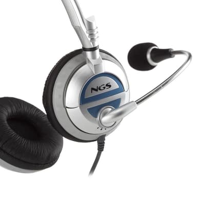 Headset MSX6PRO USB w/vol control mic. White
