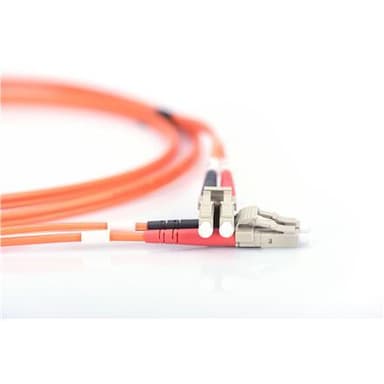 Digitus FO patchkabel, duplex, LC till LC MM OM2 50/125 µ, 3 m