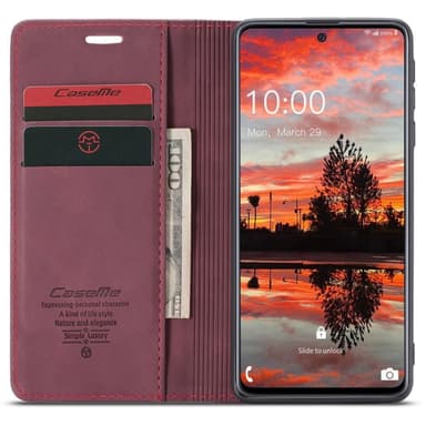 CASEME Plånboksfodral Samsung Galaxy A33 5G - Röd