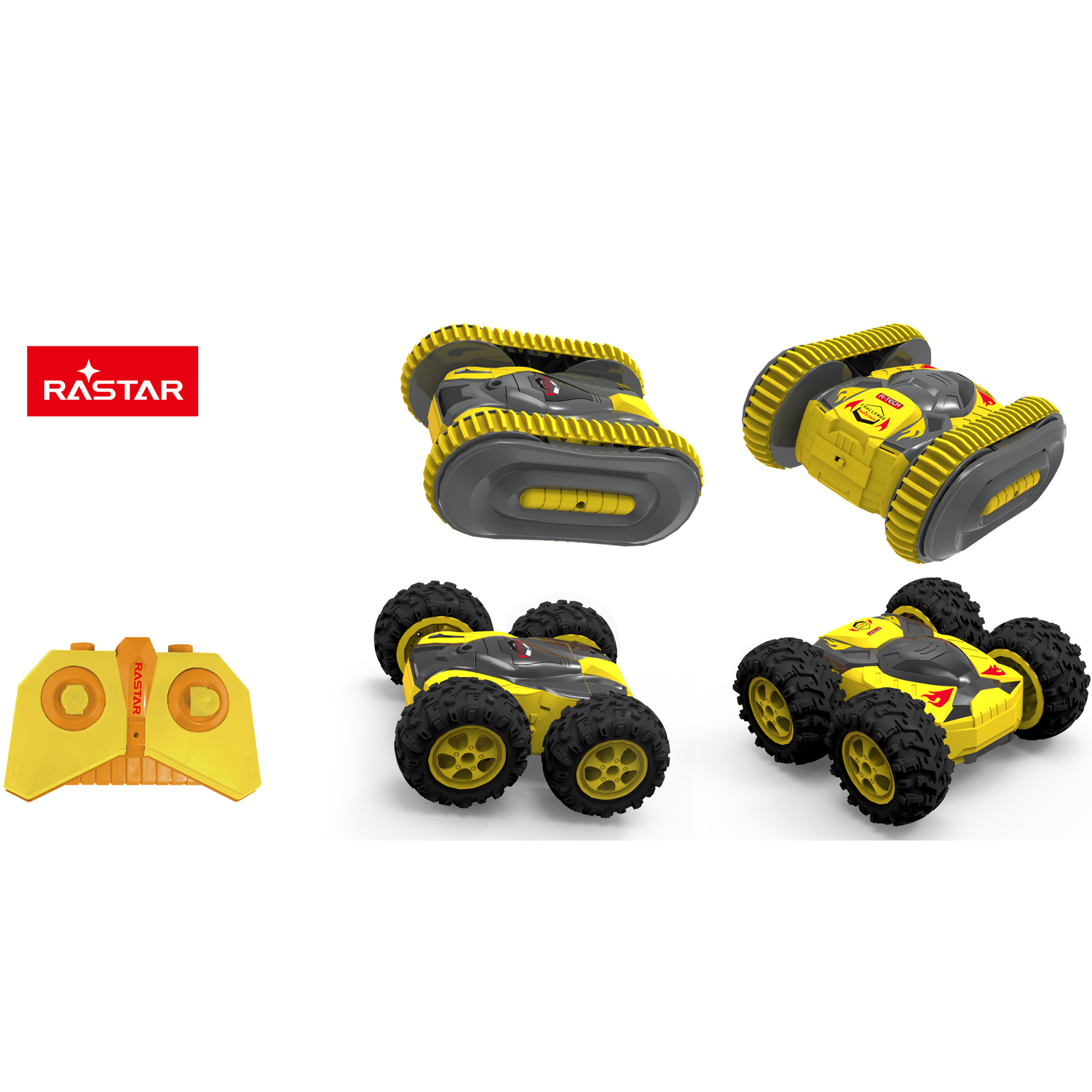 R/C 1:16 Stunt Car (2 sorters hjul)