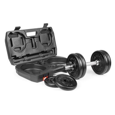 Gymstick Adjustable Dumbbell Set, Hantelset 15 kg