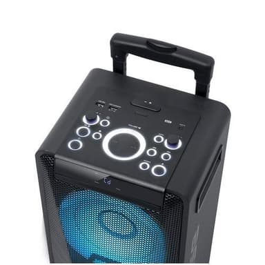 M-1920 DJ Party speaker trolly BT USB LED CD 300W