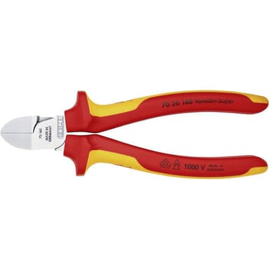 Verkstad Flat rundtång Rak 200 mm Knipex 26 12 200