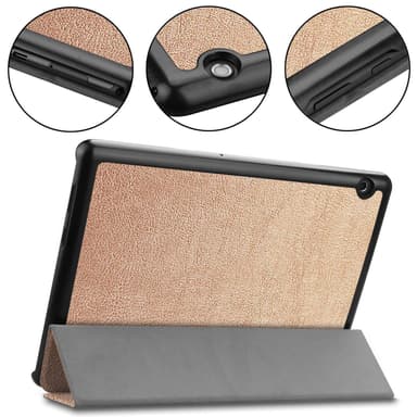 Huawei Mediapad T5 10 fodral Roséguld