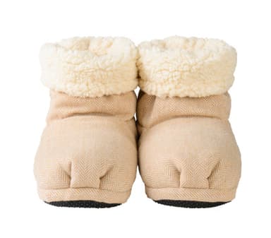 Höga tofflor comfort beige - warmies