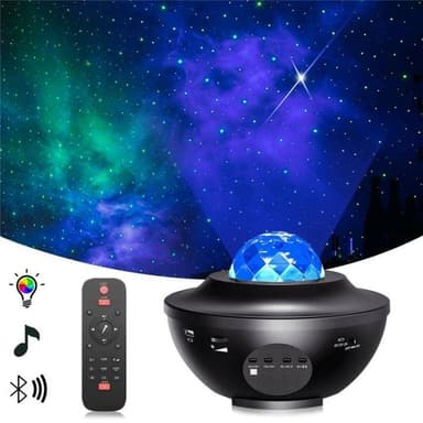 Galaxylampa, Stjärnprojektor med Bluetooth-högtalare