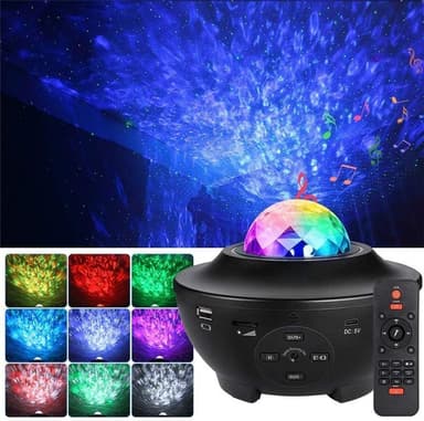 Galaxylampa, Stjärnprojektor med Bluetooth-högtalare