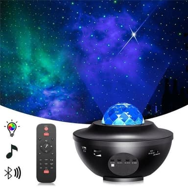 Galaxylampa, Stjärnprojektor med Bluetooth-högtalare