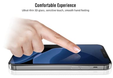 Mr. Yes Heltäckande skärmskydd i härdat glas till iPhone 12 Mini
