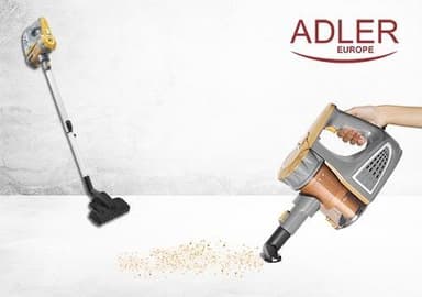 Adler påslös handdammsugare