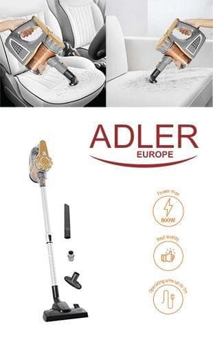 Adler påslös handdammsugare