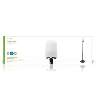 Nedis Högtalar Fäste | Kompatibel med: Google Home® | Golv | 2 kg | Fast | ABS / Metall | Svart