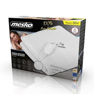Mesko Elektrisk Värmefilt 150x80 cm, Vit