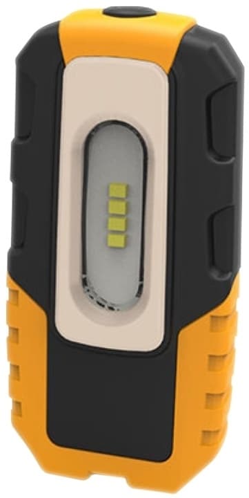 Brennenstuhl LED batteri handlampa HL DA 40 MH / robust batteri arbetslampa med strömbrytare och integrerad magnet 100 lm svart