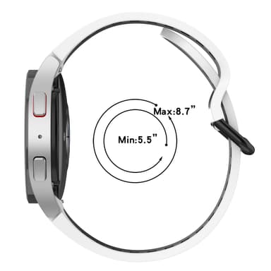 Klockarmband silikon Mörkgrå