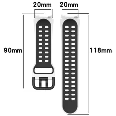 Klockarmband silikon Mörkgrå