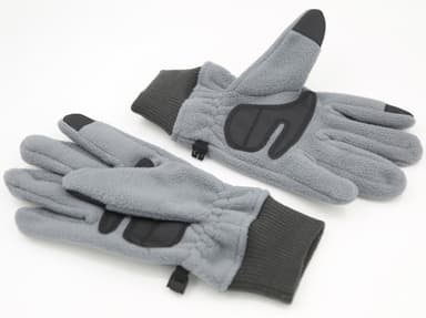 Varma vinterhandskar med touch - skidhandskar, termohandskar Grå S