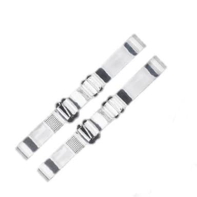 Osynlig rem för högklackade skor 1 par 15 mm TPU transparent