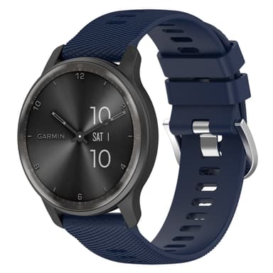 Klockarmband silikon Mörkblå
