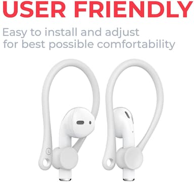 Öronkrokar för Airpods Vit