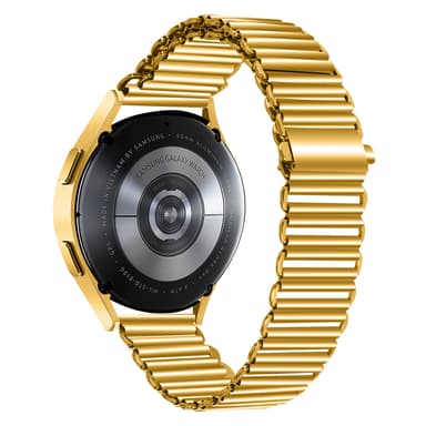 Klockarmband i rostfritt stål Guld 20 mm