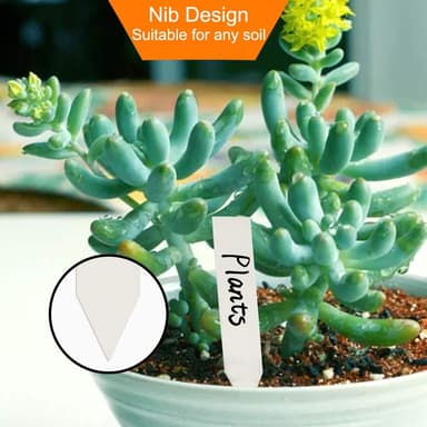 Tåliga växtetiketter / plantskyltar 100-pack För Enkel och Organiserad