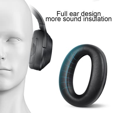 Öronkuddar för Sony WH-1000XM4 Svart