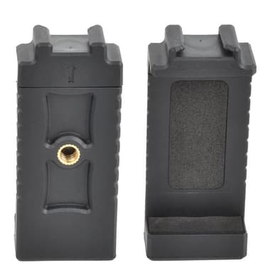 Mobiltelefonstativ Adapter, Mobilhållare mobiladapter för stativ Svart