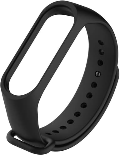 Xiaomi Mi Band 3/4 klockarmband silikon svart