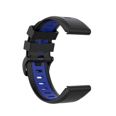 Garmin Fenix 5/6 armband Silikon Svart blå
