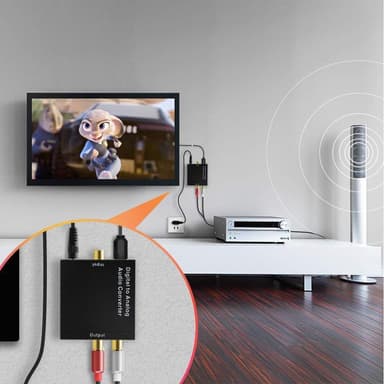 Inomhusantenn för full HDTV mottagning 25 dB - svart