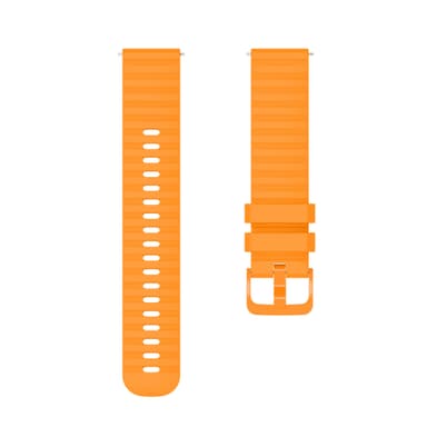 Klockarmband silikon Orange 20 mm