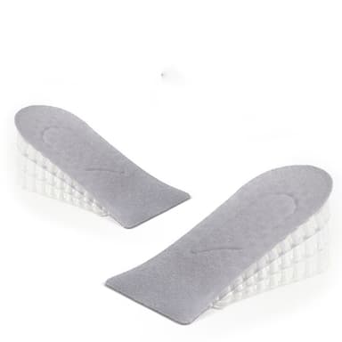 5 cm Höjdökningssulor andas & bekväma 1 par Grå