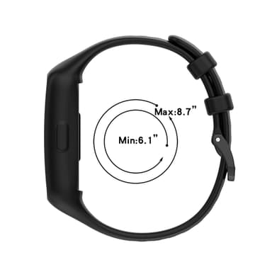 Klockarmband med klockfodral silikon Grå